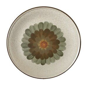 Premier Durastone Basil, Made In Japan 12” Platter, Green & Brown, Serving Ware